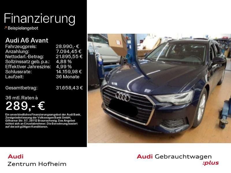 Firmamentblau metallic Gebraucht 2022 Audi A6 Performance Kombi | 28.990 € (Guter Preis) - Bild 1/4