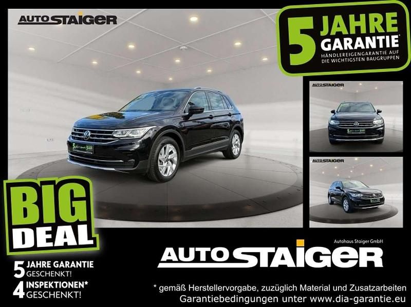 Deep black perleffekt Gebraucht 2021 VW Tiguan Elegance SUV | 27.990 € (Fairer Preis) - Bild 1/4