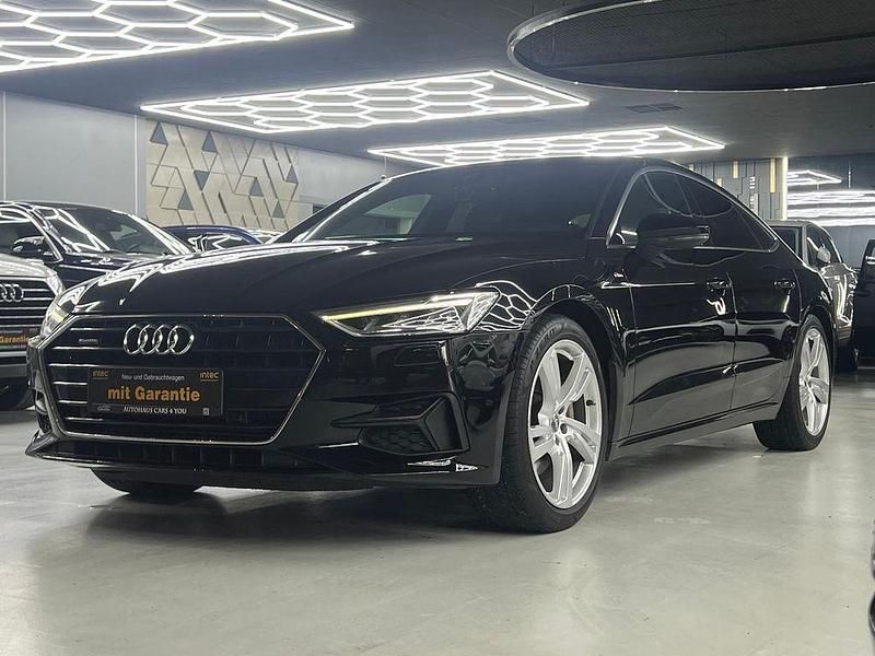 Schwarz Gebraucht 2018 Audi A7 S-Line Limousine | 33.990 € (Superpreis) - Bild 1/4