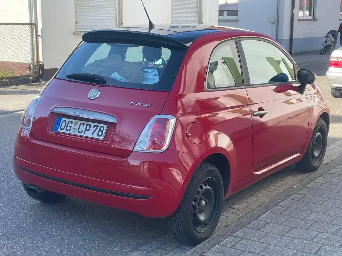 Brugt Fiat 500 86 HK (63 kW) 2011 Rød Sedan