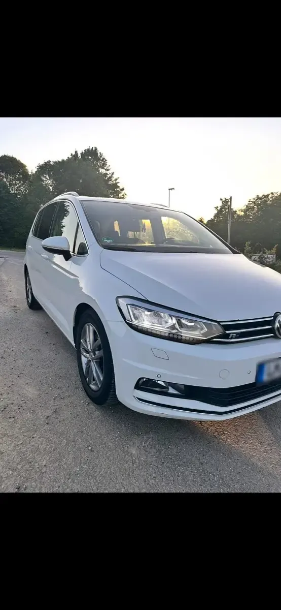 Gebraucht VW Touran R-line 150 PS (110 kW) 2016 Weiß Van / Kleinbus