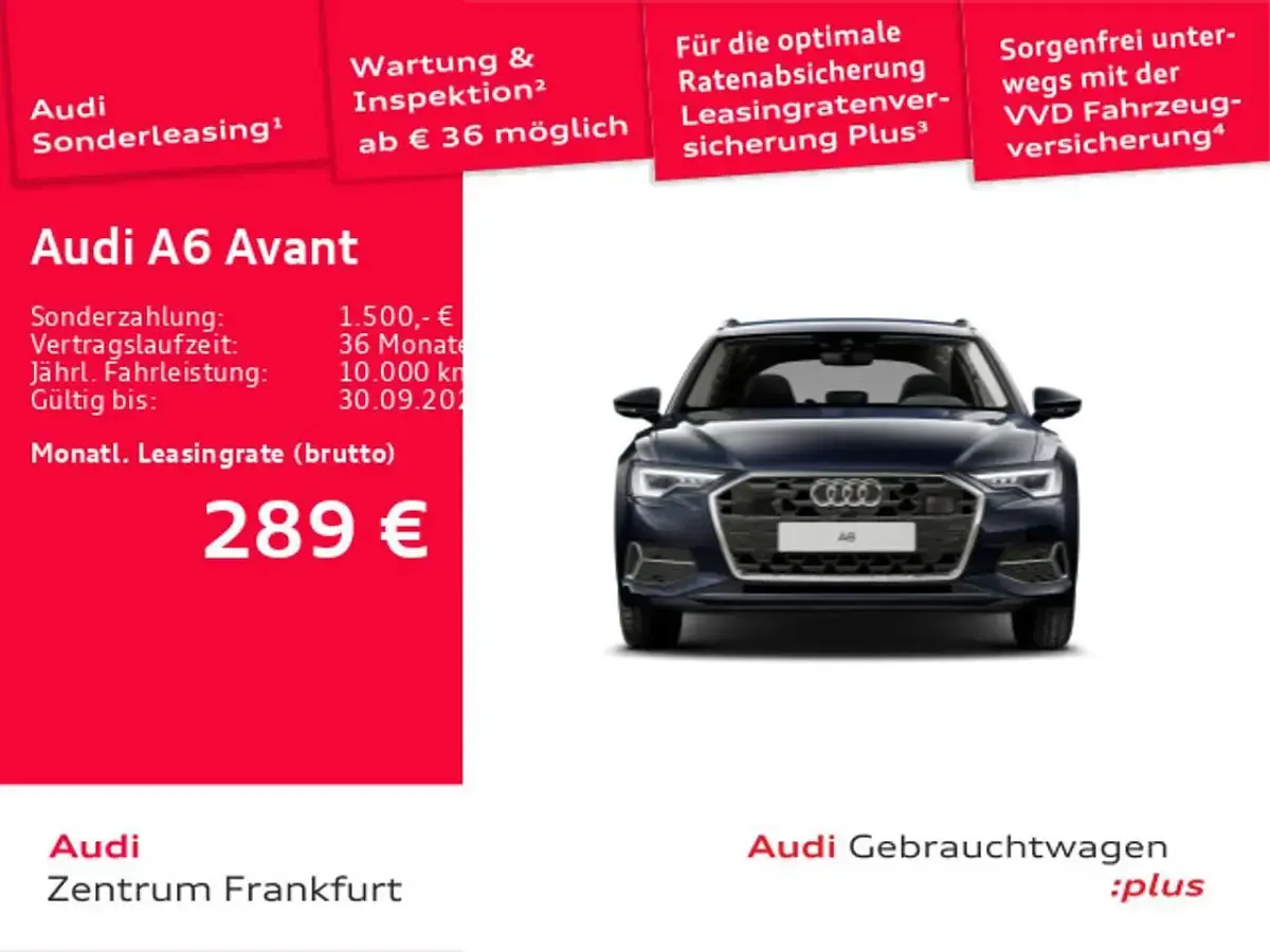 Gebraucht Audi A6 Advanced Plus 299 PS (219 kW) 2025 Firmamentblau metallic Kombi
