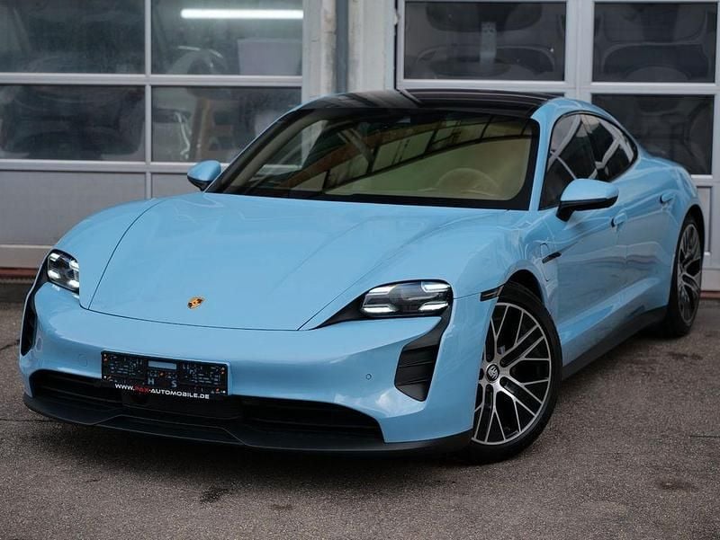 Frozenbluemetallic Gebraucht 2020 Porsche Taycan 4S Sport Limousine | 53.800 € (Teuer) - Bild 1/4