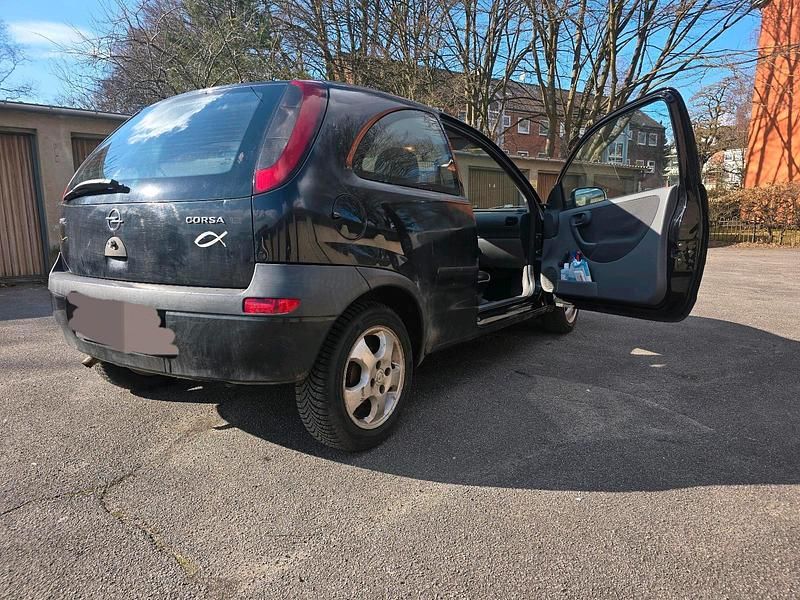 Gebraucht Opel Corsa 2002 Schwarz Kleinwagen