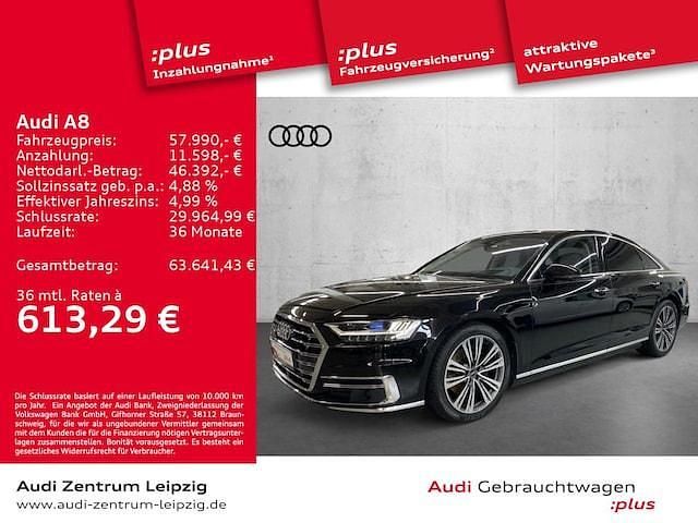 Schwarz Gebraucht 2021 Audi A8 Ambiente Limousine | 57.990 € (Fairer Preis) - Bild 1/2