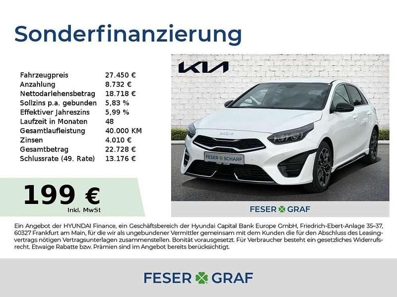 Weiß Neu 2025 Kia Ceed GT GT-Line Limousine | 27.450 € (Guter Preis) - Bild 1/4