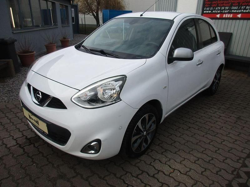 Weiß Gebraucht 2015 Nissan Micra N-TEC Kleinwagen | 6.299 € (Fairer Preis) - Bild 1/4