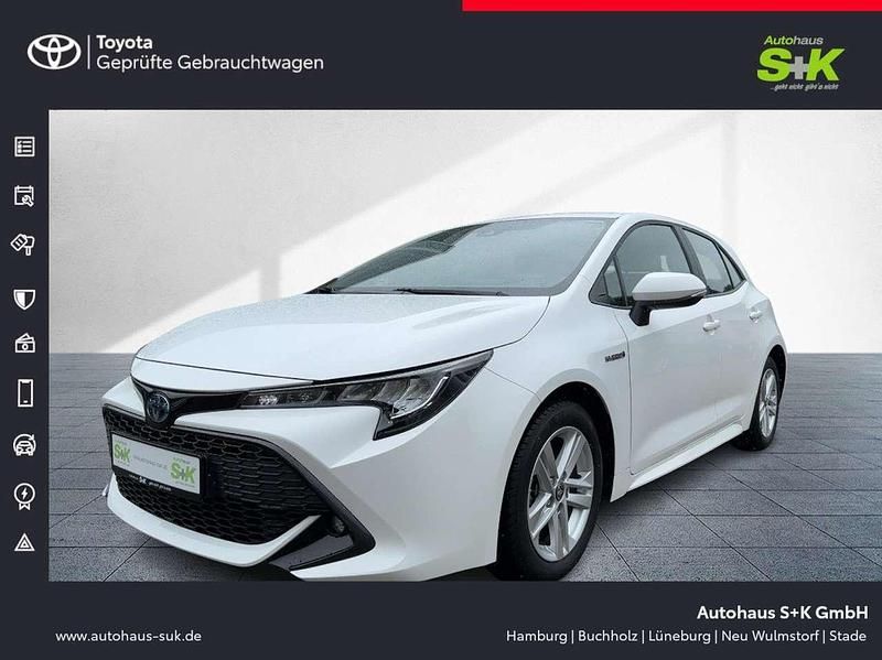 Schneeweiß Gebraucht 2021 Toyota Corolla Business Edition Limousine | 20.980 € (Fairer Preis) - Bild 1/4