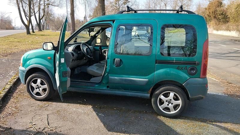 Grün Gebraucht 2003 Renault Kangoo Van / Kleinbus | 1.550 € (Superpreis) - Bild 1/4