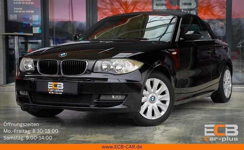 Schwarz Gebraucht 2009 BMW 118 Cabriolet Advantage Cabrio | 6.490 € (Guter Preis) - Bild 1/4
