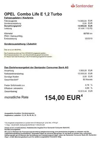 Gebraucht Opel Combo Life 110 PS (80 kW) 2019 Andere Limousine