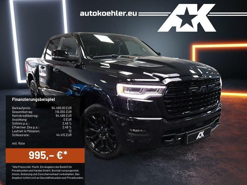 Diamond black Neu 2025 Dodge Ram Limited Abholung | 94.499 € (Fairer Preis) - Bild 1/4