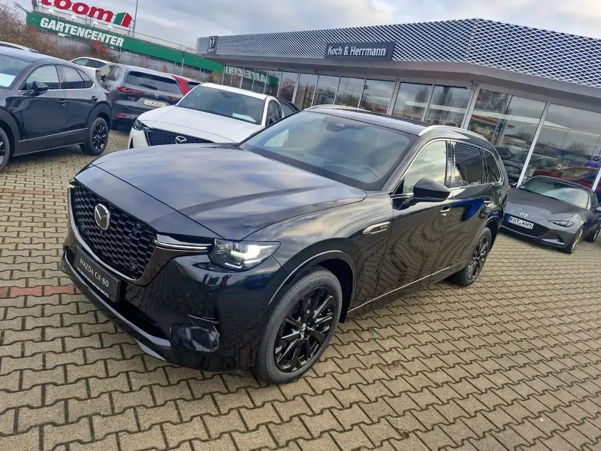 Gebraucht Mazda CX-80 Homura-Line 328 PS (241 kW) 2025 Jet black SUV
