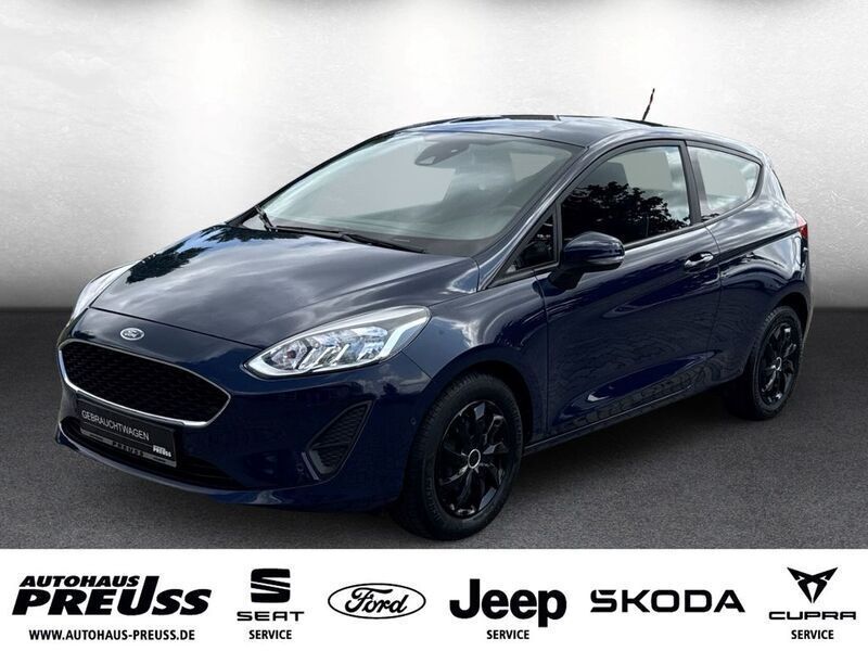 Blau Gebraucht 2018 Ford Fiesta Trend Kleinwagen | 10.980 € (Fairer Preis) - Bild 1/4