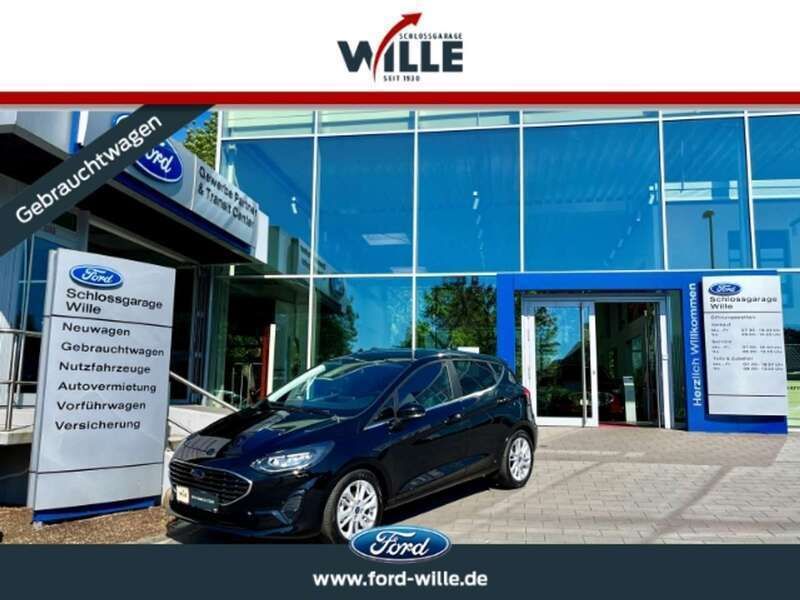 Schwarz Gebraucht 2023 Ford Fiesta Titanium Kleinwagen | 21.550 € (Fairer Preis) - Bild 1/4