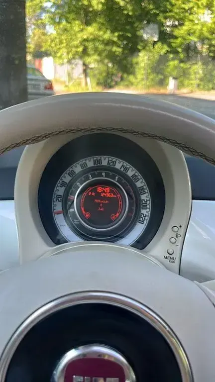 Gebraucht Fiat 500 Lounge 69 PS (50 kW) 2009 Weiß Cabrio