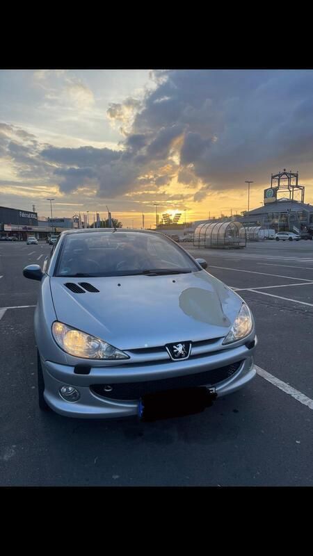 Silber Gebraucht 2004 Peugeot 206 CC Cabrio | 1.000 € (Guter Preis) - Bild 1/4