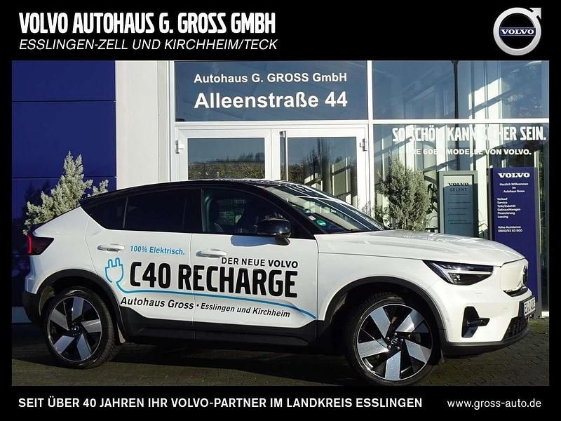 Gebraucht Volvo C40 300 kW (408 PS) 2021 Crystal white pearl metallic SUV
