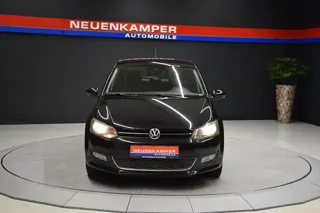 Gebraucht VW Polo Match 90 PS (66 kW) 2012 Schwarz Kleinwagen