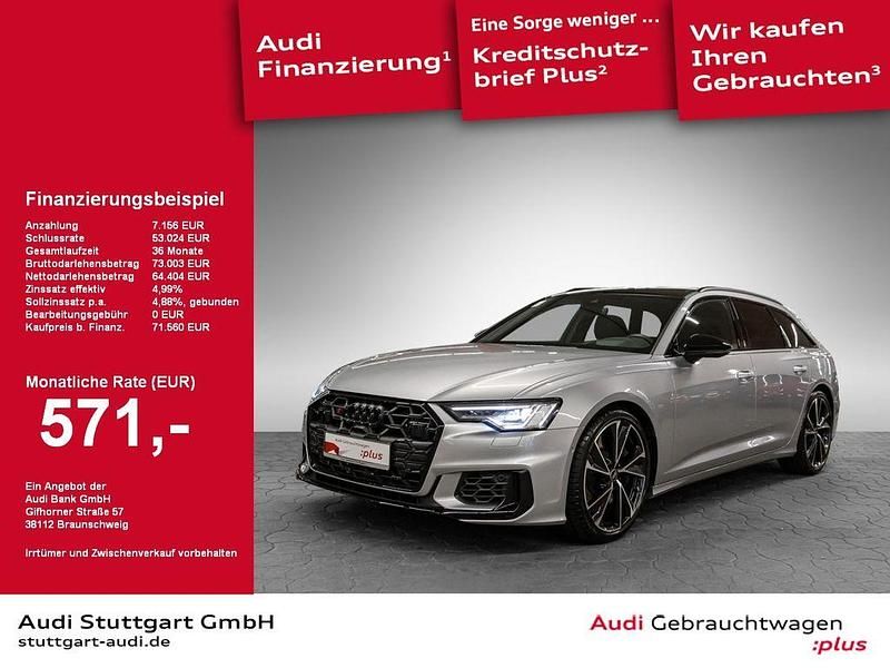 Silber Gebraucht 2023 Audi S6 Ambiente Kombi | 71.560 € (Teuer) - Bild 1/2