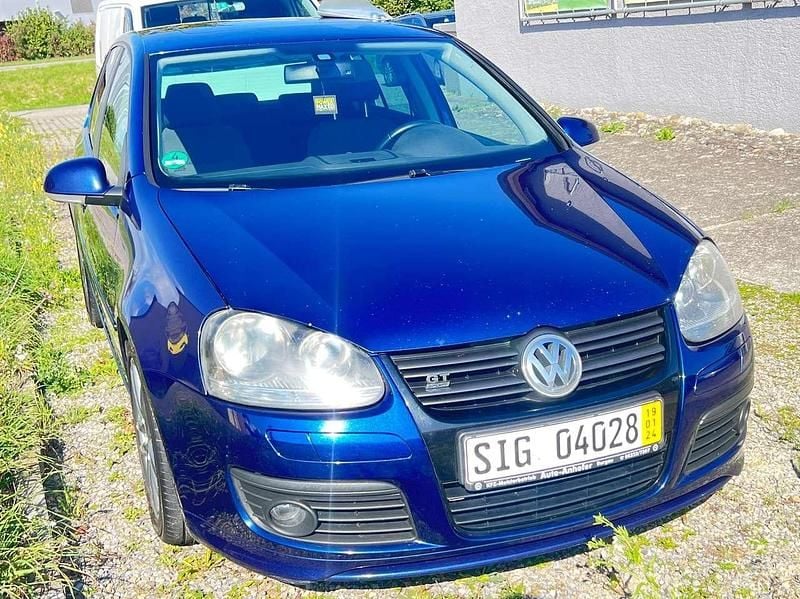 Blau Gebraucht 2008 VW Golf V GT Limousine | 1.899 € (Superpreis) - Bild 1/4