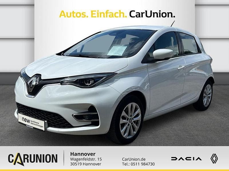 Arktis weiß Gebraucht 2021 Renault Zoe Experience Kleinwagen | 14.575 € (Teuer) - Bild 1/4
