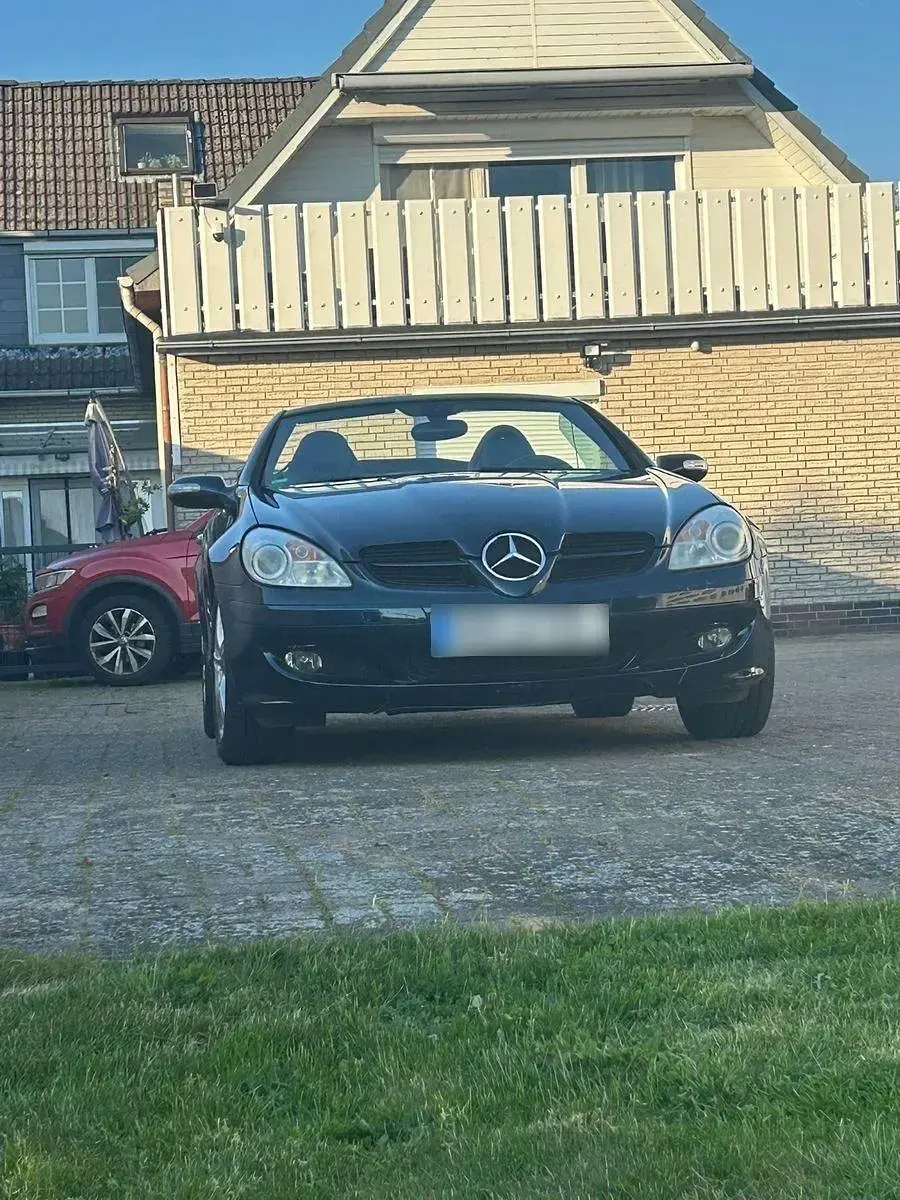 Gebraucht Mercedes SLK200 163 PS (119 kW) 2004 Blau Cabrio