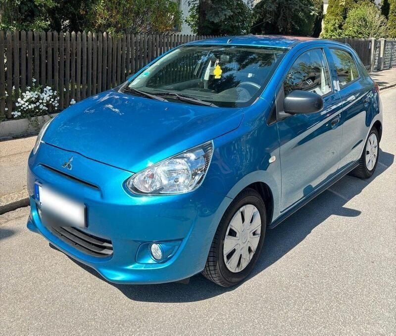 Blau Gebraucht 2014 Mitsubishi Space Star Kleinwagen | 2.500 € (Superpreis) - Bild 1/4