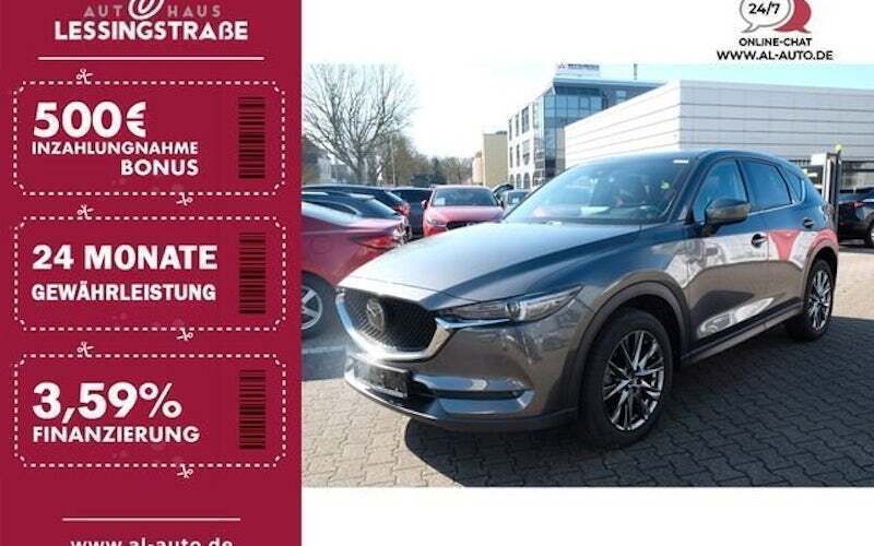 Grau Gebraucht 2021 Mazda CX-5 Sports-Line SUV | 35.450 € (Teuer) - Bild 1/4