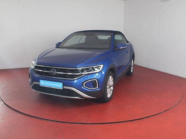 Gebraucht VW T-Roc Cabriolet Style 116 PS (85 kW) 2024 Ravennablau metallic (metallic) Cabrio