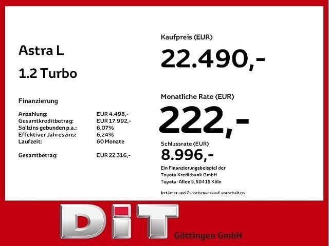 Gebraucht 2025 Opel Astra Limousine | 22.490 € (Superpreis) - Bild 1/1