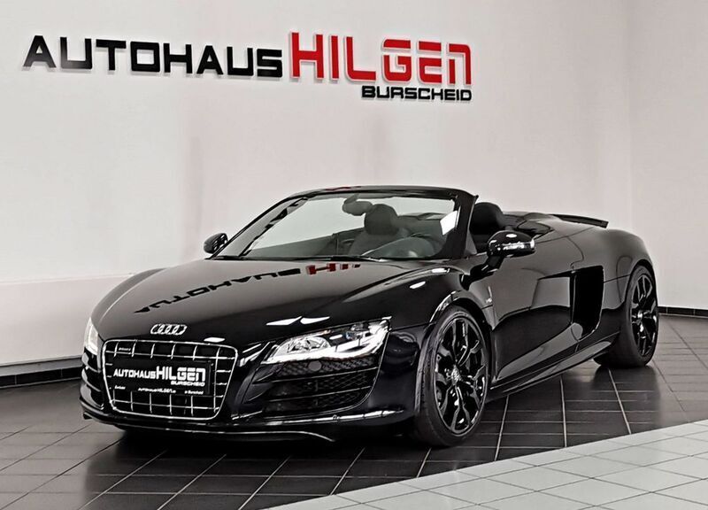 Phantomschwarz perleffekt Gebraucht 2011 Audi R8 Spyder Sport Cabrio | 79.950 € (Fairer Preis) - Bild 1/4
