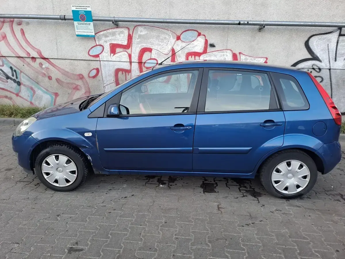 Gebraucht Ford Fiesta 2007 Blau Kleinwagen