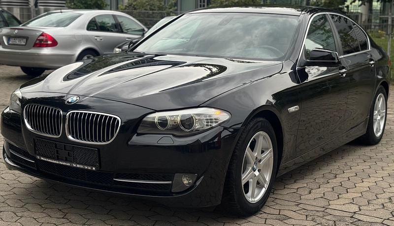 Schwarz Gebraucht 2010 BMW 528 Limousine | 6.500 € (Superpreis) - Bild 1/4