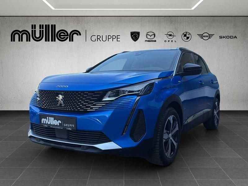 Vertigo blau (metallic) Gebraucht 2021 Peugeot 3008 GT SUV | 22.411 € (Etwas zu teuer) - Bild 1/4