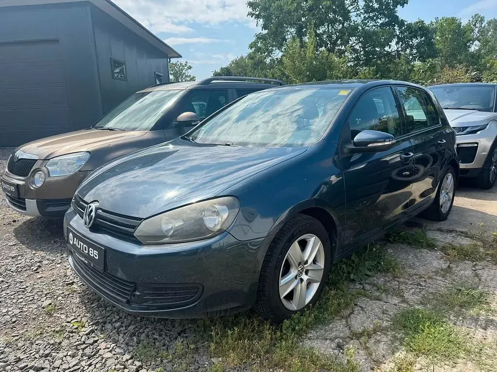 Gebraucht VW Golf VI Trendline 80 PS (58 kW) 2010 Blau Kleinwagen
