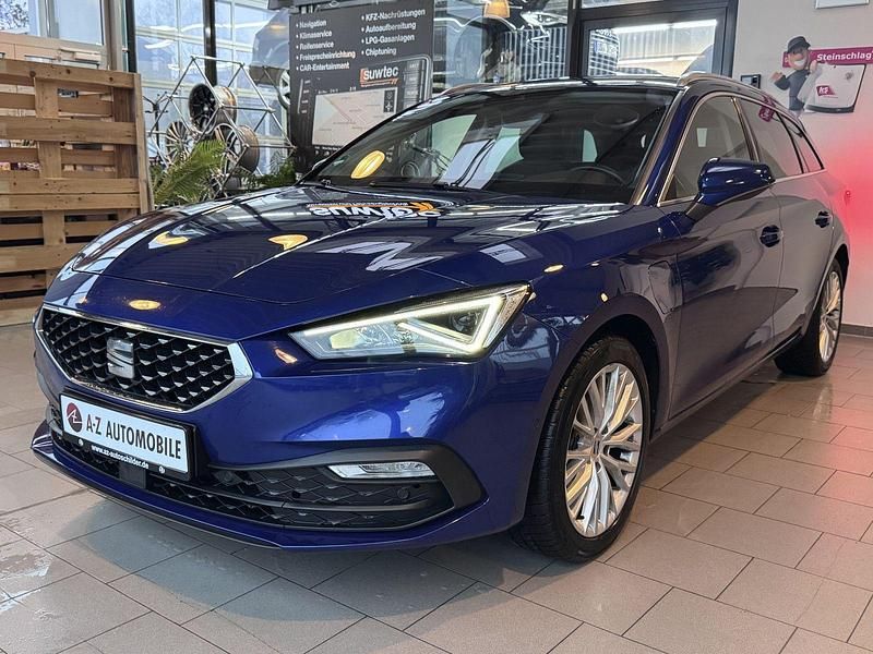 Blau Gebraucht 2021 Seat Leon XCELLENCE Kombi | 15.990 € (Fairer Preis) - Bild 1/4