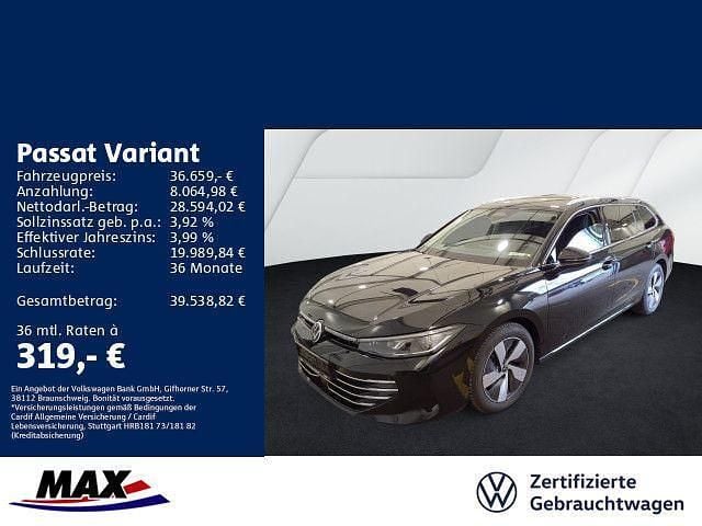 Schwarz Gebraucht 2025 VW Passat Elegance Kombi | 36.659 € - Bild 1/3