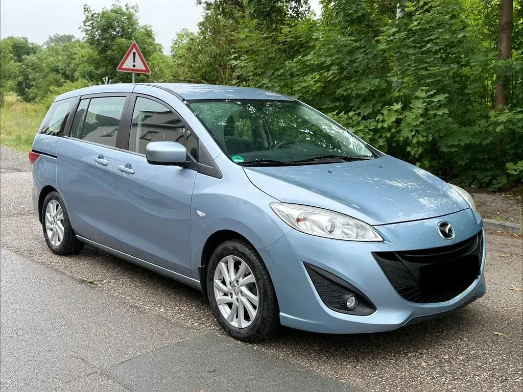 Gebraucht Mazda 5 116 PS (85 kW) 2012 Blau Van / Kleinbus