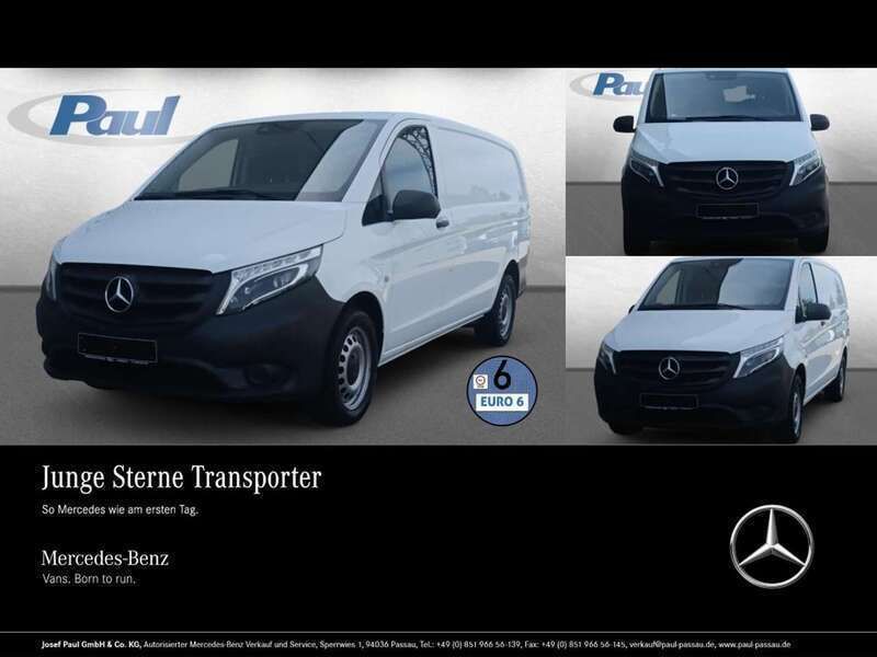 Weiss arktikweiß Gebraucht 2021 Mercedes Vito Van / Kleinbus | 39.865 € (Fairer Preis) - Bild 1/4