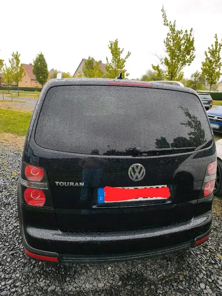 Gebraucht VW Touran Cross 140 PS (102 kW) 2009 Schwarz Van / Kleinbus