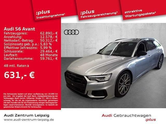 Florettsilber metallic Gebraucht 2023 Audi S6 Ambiente Kombi | 62.890 € (Teuer) - Bild 1/3