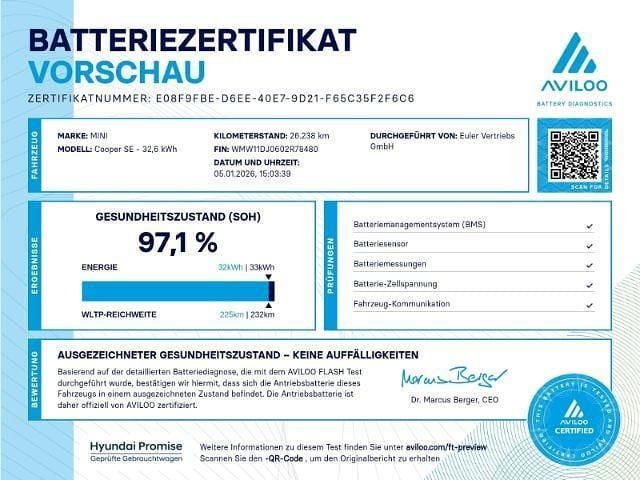 Gebraucht Mini Cooper SE 135 kW (184 PS) 2021 Silber Kleinwagen