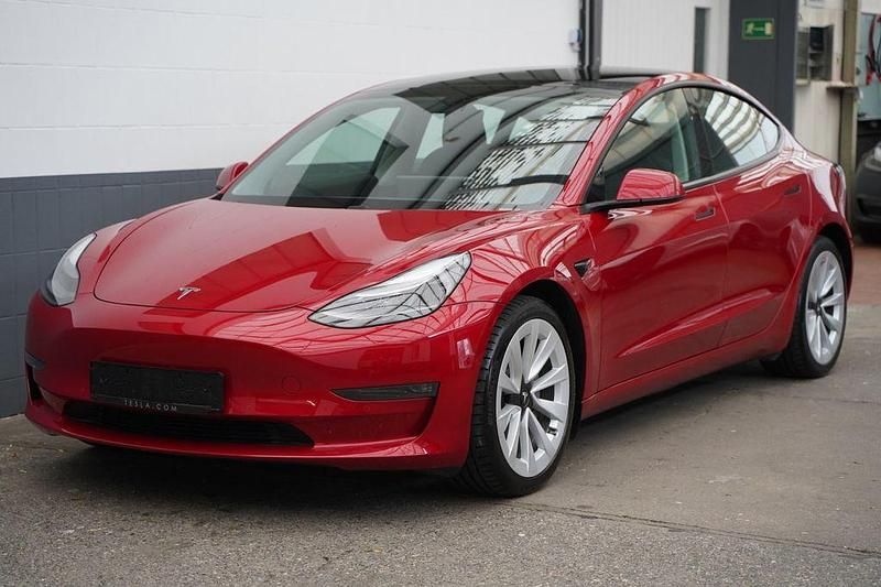 Gebraucht Tesla Model 3 Long Range AWD 366 kW (498 PS) 2020 Rot Limousine