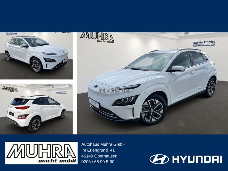 Serenity white pearl Gebraucht 2023 Hyundai Kona Prime SUV | 27.989 € (Guter Preis) - Bild 1/4