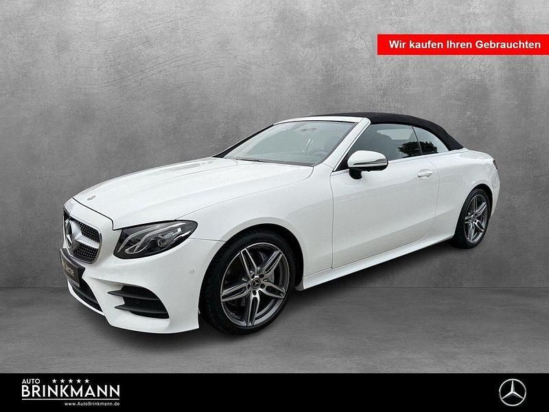 Weiß Gebraucht 2018 Mercedes E200 AMG line Cabrio | 34.290 € (Guter Preis) - Bild 1/4