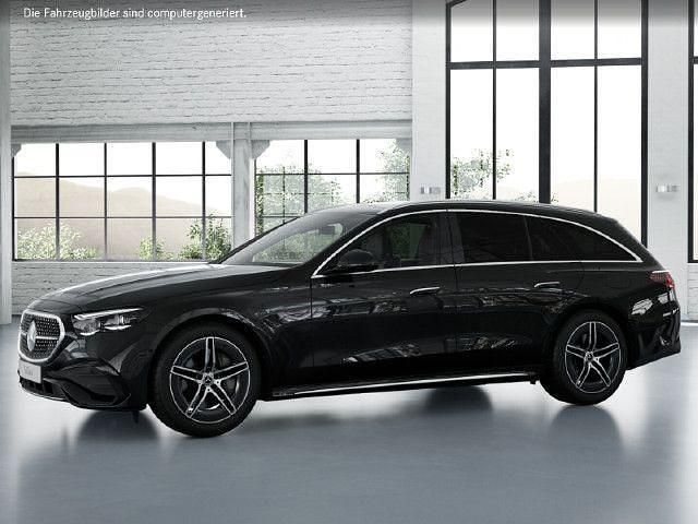 Obsidianschwarz Gebraucht 2025 Mercedes E300 AMG line Kombi | 67.450 € - Bild 1/4