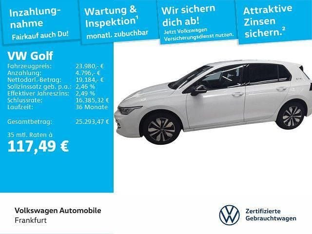 Weiß Gebraucht 2024 VW Golf Goal Limousine | 23.980 € (Guter Preis) - Bild 1/4