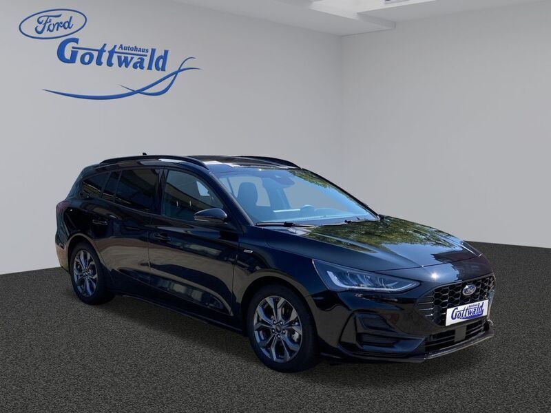 Obsidianschwarz metallic Gebraucht 2023 Ford Focus ST-Line Kombi | 26.490 € (Fairer Preis) - Bild 1/4