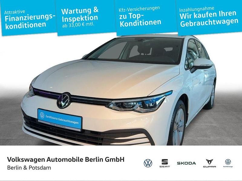 Weiß Gebraucht 2022 VW Golf VIII Life Kombi | 16.950 € (Guter Preis) - Bild 1/4